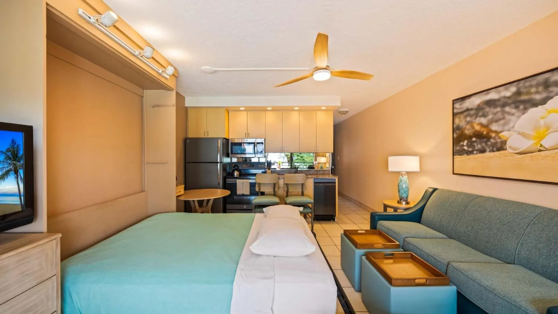 Kuleana Club #715 Oceanfront - 1 Bedroom & 1 Bathroom - 2Nd Floor Kahana
